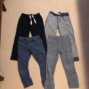4 pairs boys 5T soft pants